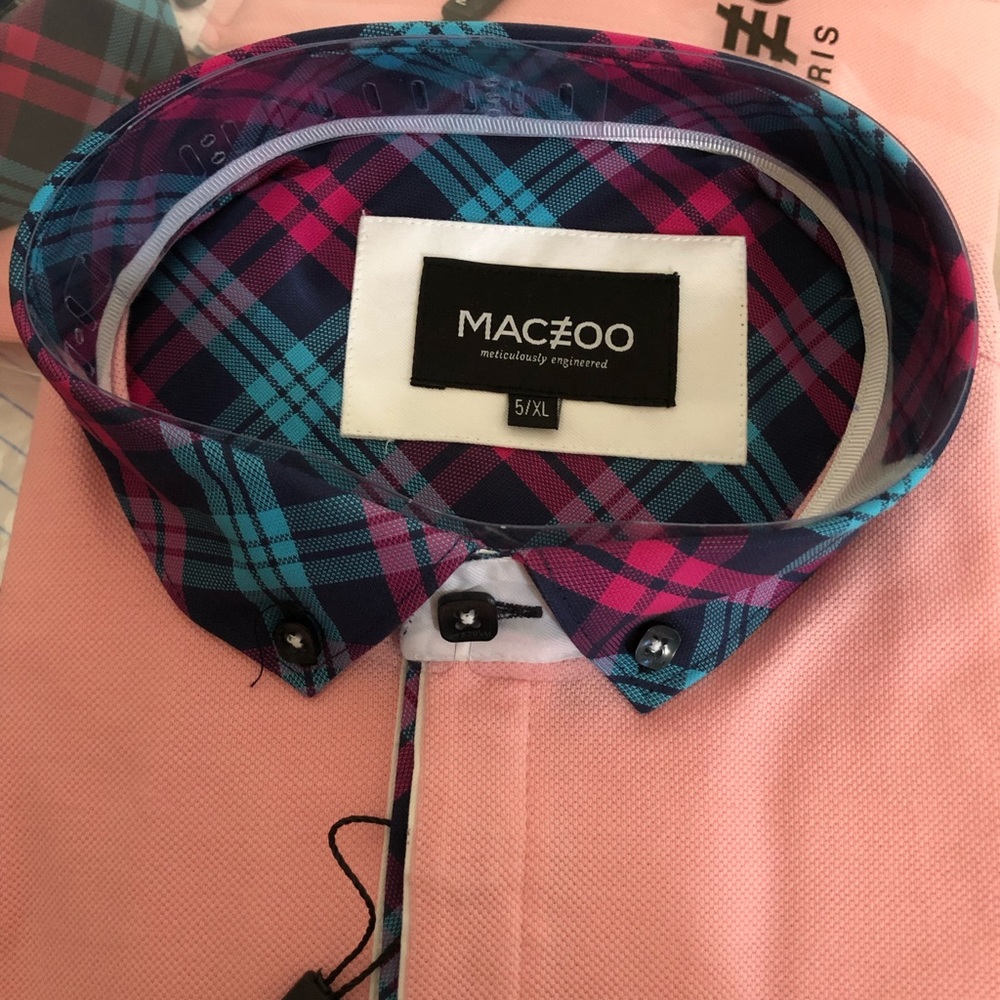 PICQUE PINK SHORT SLEEVE POLO